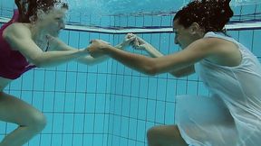 Amazing erotic underwater video with hot and sexy teens
