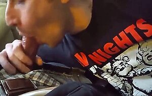 Big-Cock Blowjob and Handjob on the Couch