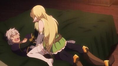 Big-titted cartoon babe in uncensored hentai version of how not to summons a demon Lord