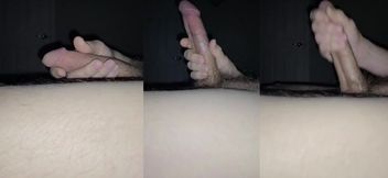 Big white cock destroys me while I do my leg exercises