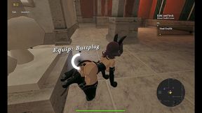 mousetrap theft & bondage [ bdsm hentai game ] ep.2 futanari goth girl anal fucked a puppy suit cutie !