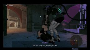 mousetrap theft & bondage [ bdsm hentai game ] ep.2 futanari goth girl anal fucked a puppy suit cutie !