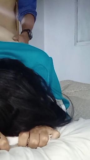 Stepdaughter whore waits with her ass standing up for her stepfather   Clip 1