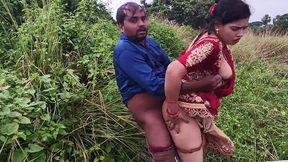 Odisha village housewife takes wild hardcore fuck in the woods with her