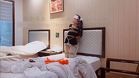 Chinese Girl In White Pantyhose Bondage