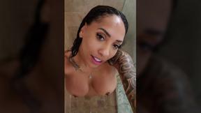 ”Kona Jade Takes Care of the Mess with a Cum Cleanup”