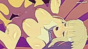 Petite Mona Devours Roxy Serenas Massive Load in Wild Hentai Encounter