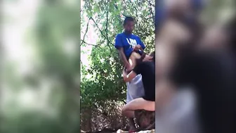 Amateur Hunks Fuck Raw in Outdoor Cruising Encounter