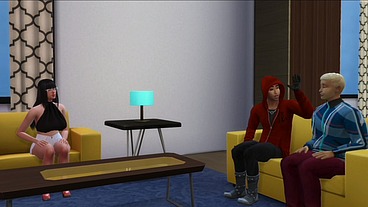 Nat gangbang at home party