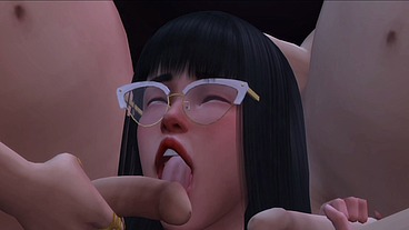 Nat gangbang at home party
