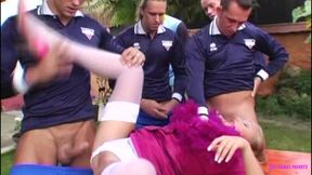 Mad gangbanged hot Czech babe, vol.4