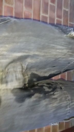 Wetting my pants outside bursting for a piss   Clip 1
