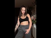 Sexy tattoed girl next door wants u to fuck her