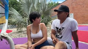 My Sexy Latina Stepsister Asks Me to Teach Her How to Play the Xylophone but Ends up Learning How to Suck My Huge Cock