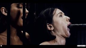 ”Real Life Hentai - Cumflation - Eve Sweet destroyed by Alien monsters w Ellie Luna”