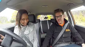 Ebony Driving Student 18+ Bangs Instructor