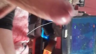 Random solo pleasure: amateur twinks homemade handjob session