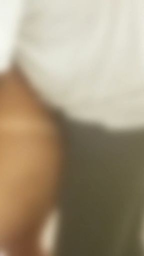 Real no sound - My wife seducing delivery guy   Clip 2