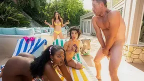 Curious Besties Raunchy Resort With Van Wylde, Brooklyn Gray, Elsie, Artemisia Love - Brazzers