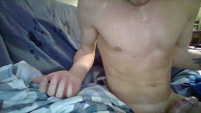 White Muscle Twink Plays Around