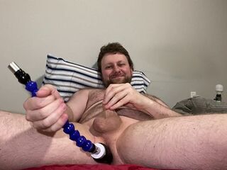 Edging my jock whilst banging my Booty at the same time