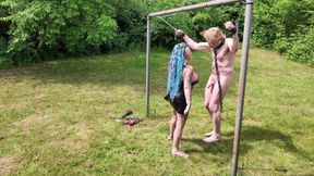 Whipped Naked in Nature