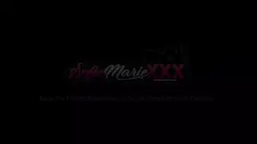 scened MILF Sofie Marie gets deepthroated by hung black stud