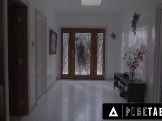 PURE TABOO Possessed Housewife August Skye DRAINS Local Male & Her Spouse Of CUM After Spider Bite!