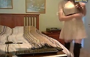 Teen on webcam