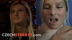 Hot blonde bartender finally gets fucked hard