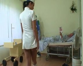 Horny Nurse Fucking Her Old Patient