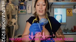 NAUGHTY EXAM WITH DR. LUNA ROSE POV🧤🩺😷🥵