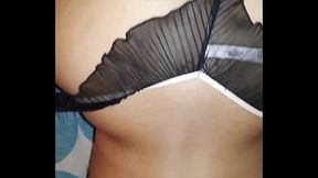 Mi esposa en 4 con sexy tanga