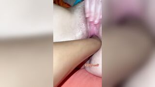 Fisting Pink Snatch Until Orgasm