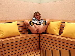 Squirting in a Sauna