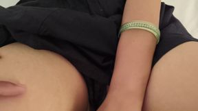 Bengali Bhabhi, wearing a maxi, pressed her boobs a lot and quenched the itch of her pussy.