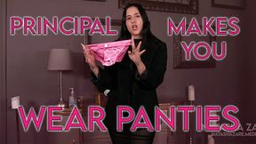 Principal Makes You A Sissy Student