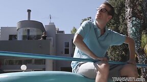 Natalie mars fucks with the pool boy