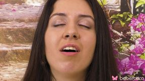 Katty West Is at Tea Time with Us When She Gets Horny and Strips Naked to Play