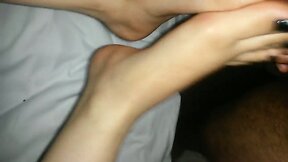 Wife`s Footjob Magic: A Sensual Experience