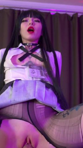 Powerful moment from "Cowgirl + reverse cowgirl Compilation 4in1 Karneli Bandi"