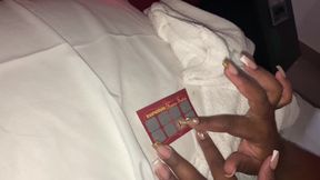 Moved my secretary to the motel &mdash;  played a sex game and cummed in your pussy&#x270C;