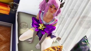 Honey Select 2: Star Guardian Lux fucks the summoner until her light's out - League of Legends