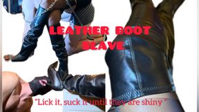 Leather boot slave