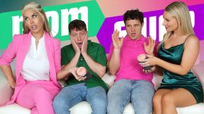 Stepmoms Bunny and Bridgette get sons Rion and Robby off to 'cum-filled' ecstasy
