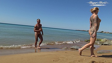 Behind The Scenes Of Stacy Firedoll – Beachside Encounter