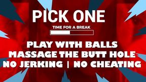 going gay for dicks edge game gooner style with goddess lana joi cei