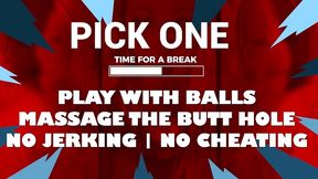 going gay for dicks edge game gooner style with goddess lana joi cei