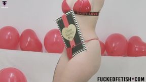 Valentine&#039;s Day Breath Play Big Tits