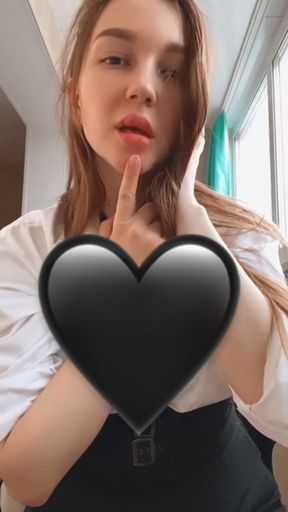 I slowly unbutton my shirt. Oooooh, what a beautiful bra.